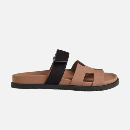 Chypre Sandal Duo Tone Suede Women