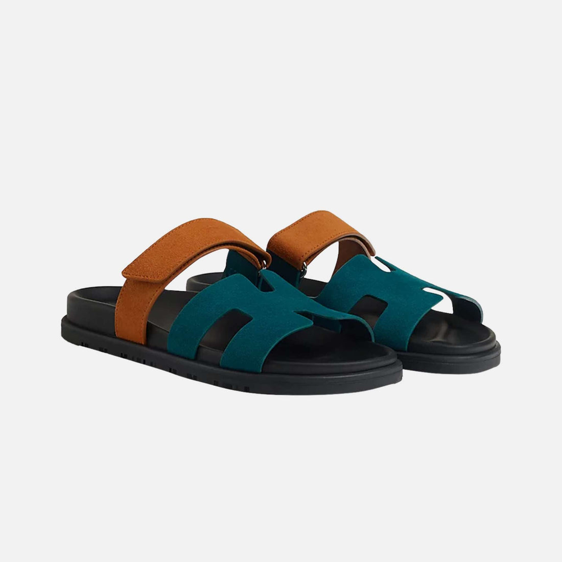 Chypre Sandal Two Tone Suede Women