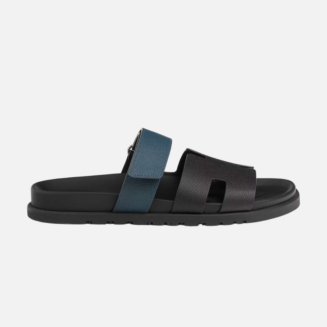 Chypre Sandal Epsom Black Bleu Men
