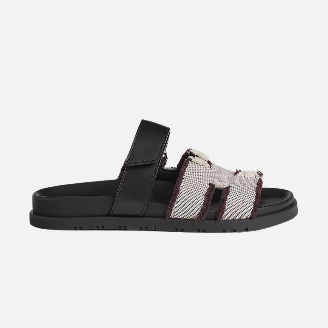 Chypre Sandal Fringed H Canvas Women