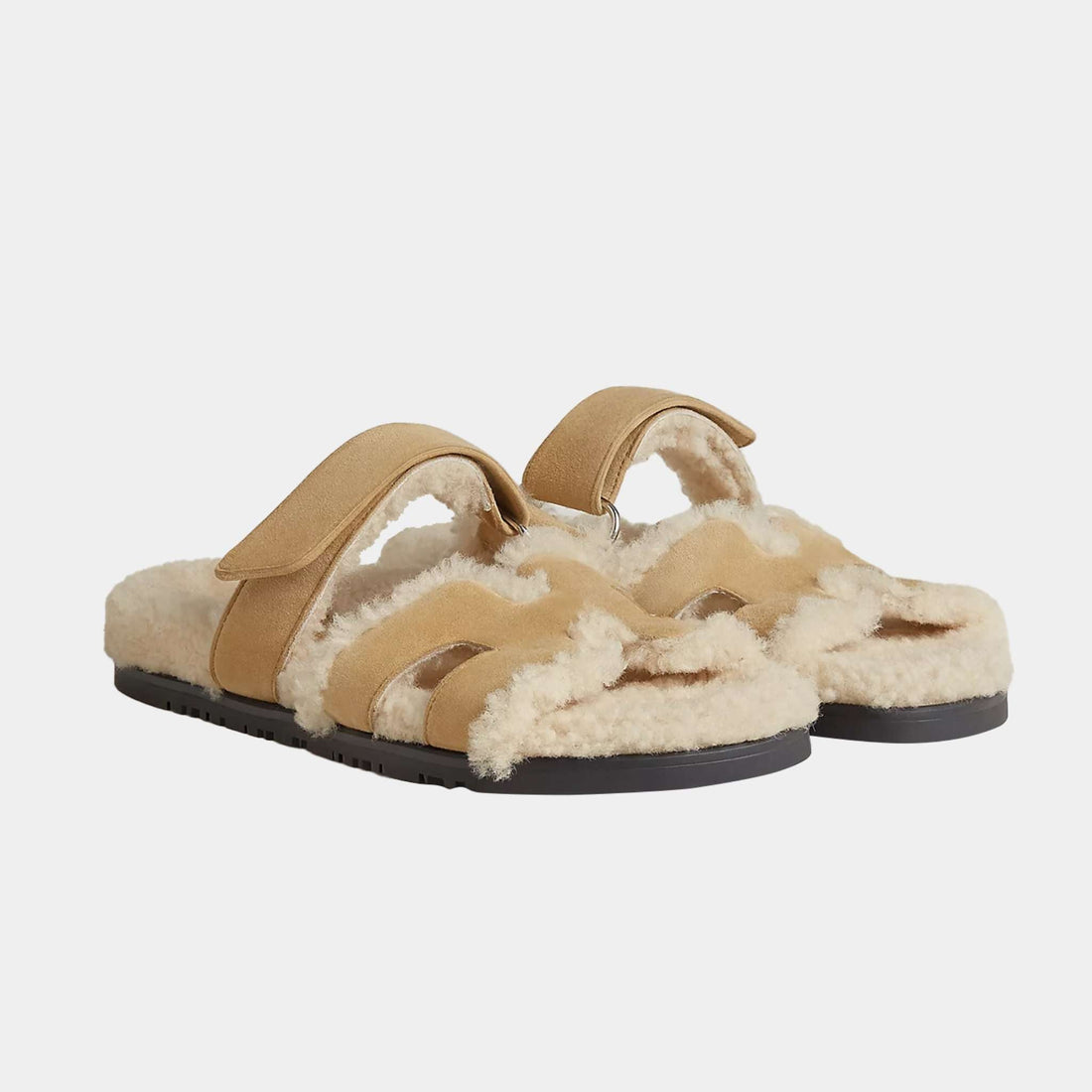 Chypre Sandal Suede With Shearling Women
