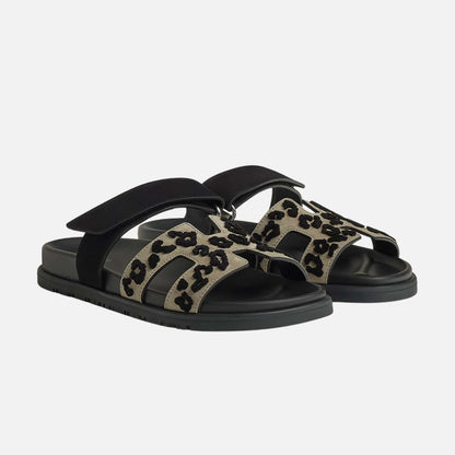 Chypre Sandal Tufted Suede Goatskin Women