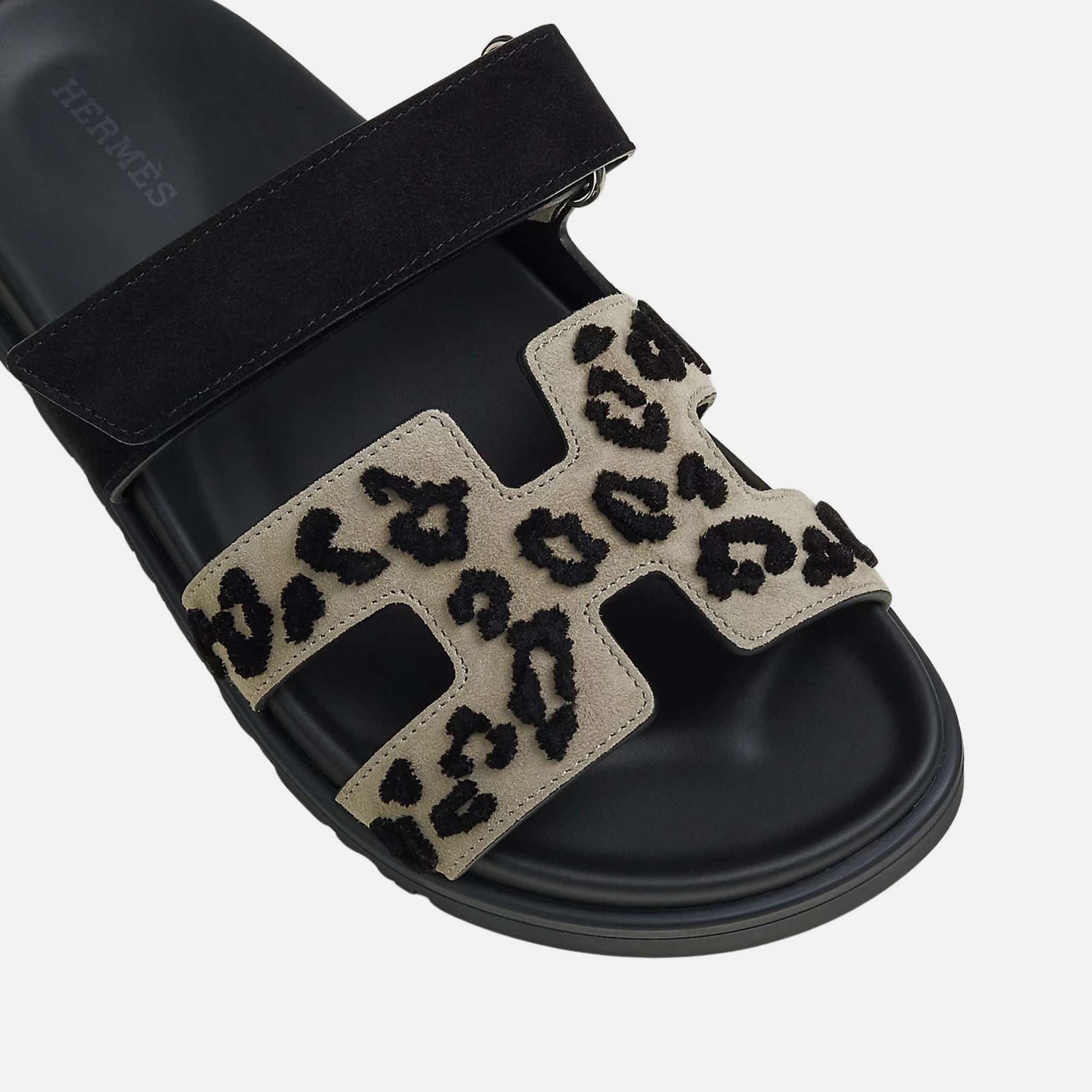 Chypre Sandal Tufted Suede Goatskin Women