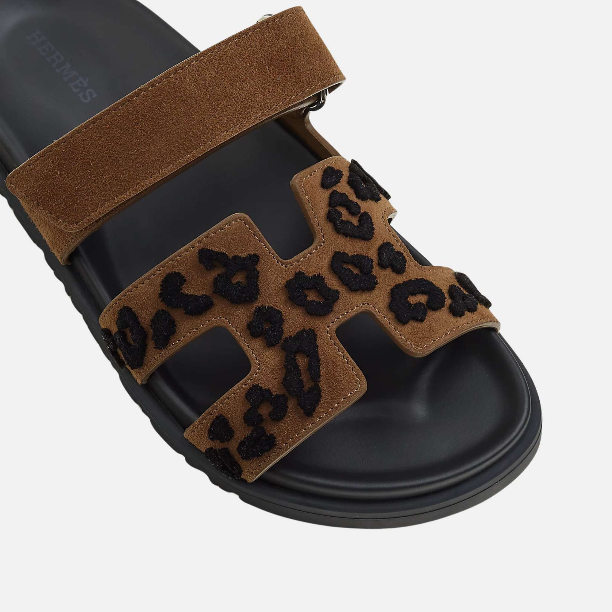 Chypre Sandal Tufted Suede Goatskin Women