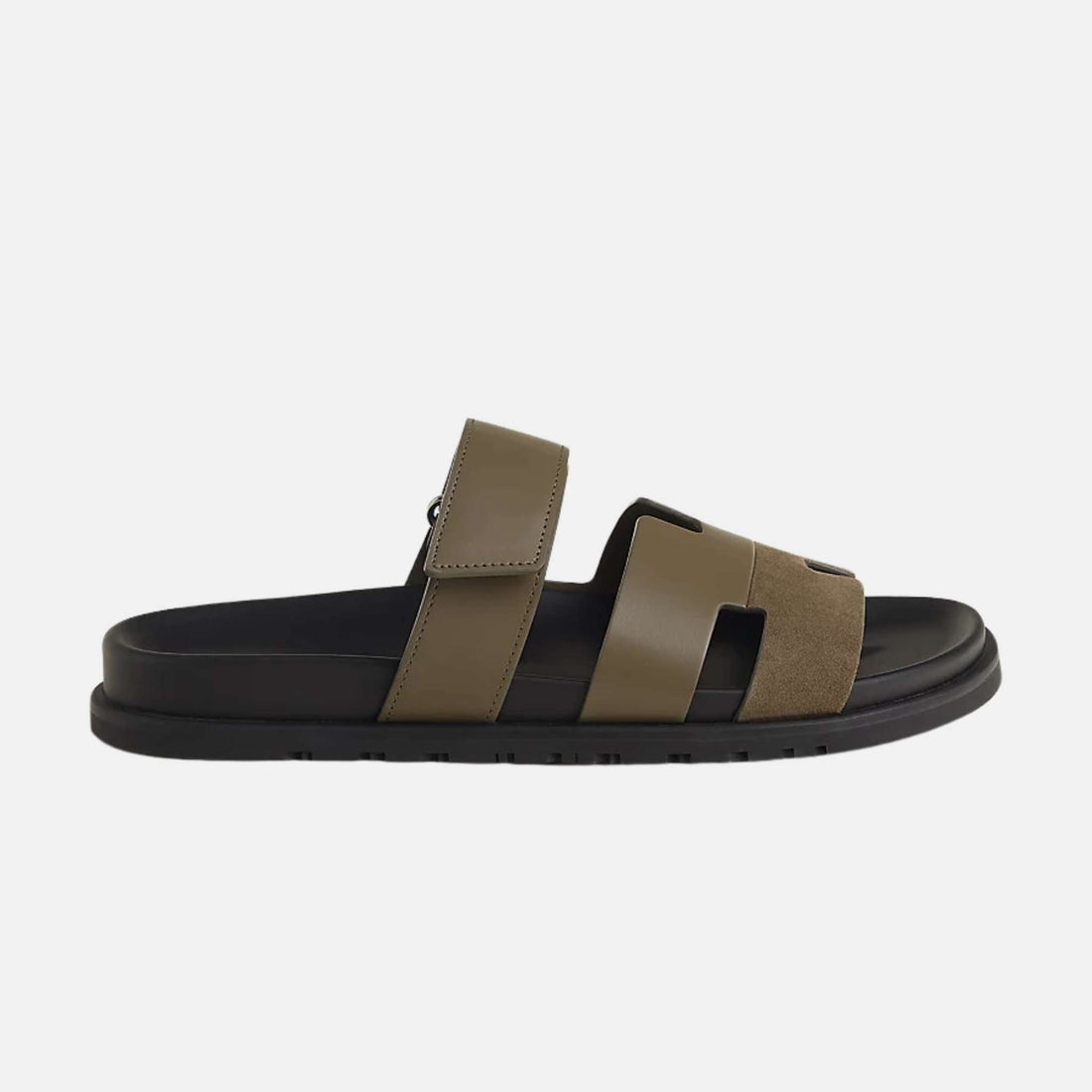 Chypre Sandal Calfskin and Suede Goatskin Men
