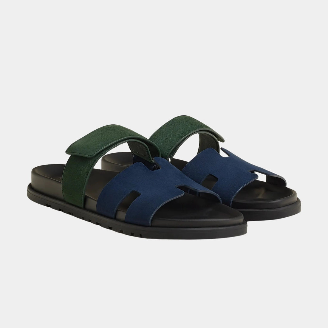 Chypre Sandals Two Tone Suede Goatskin Men
