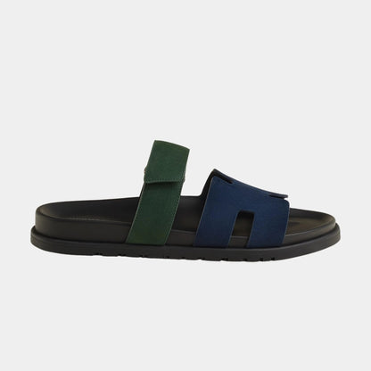 Chypre Sandals Two Tone Suede Goatskin Men
