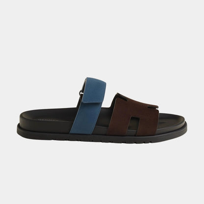 Chypre Sandals Two Tone Suede Goatskin Men