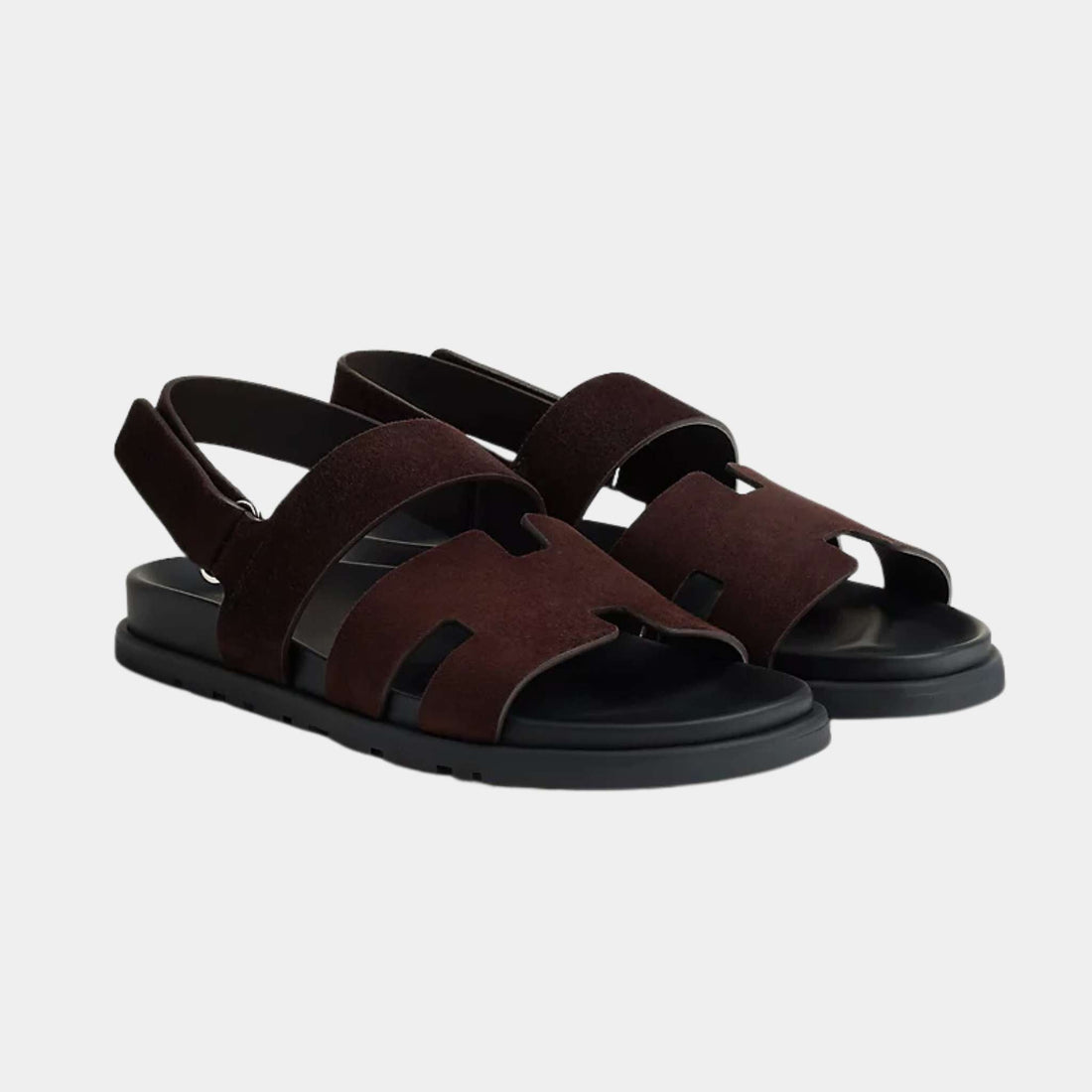 Chypre Sandals Ebony Brown