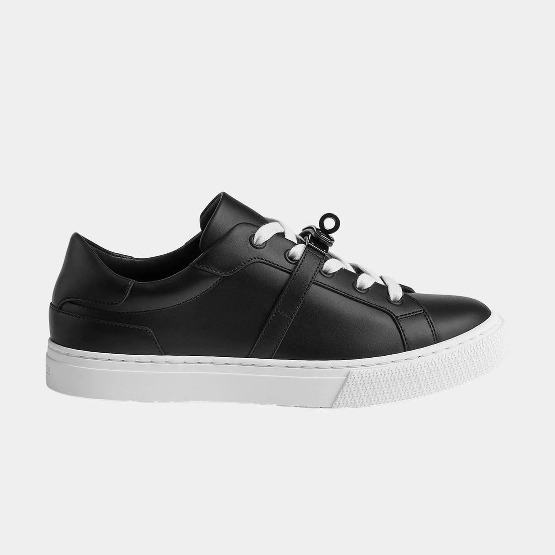 Day Sneaker in Calfskin with Black Buckle