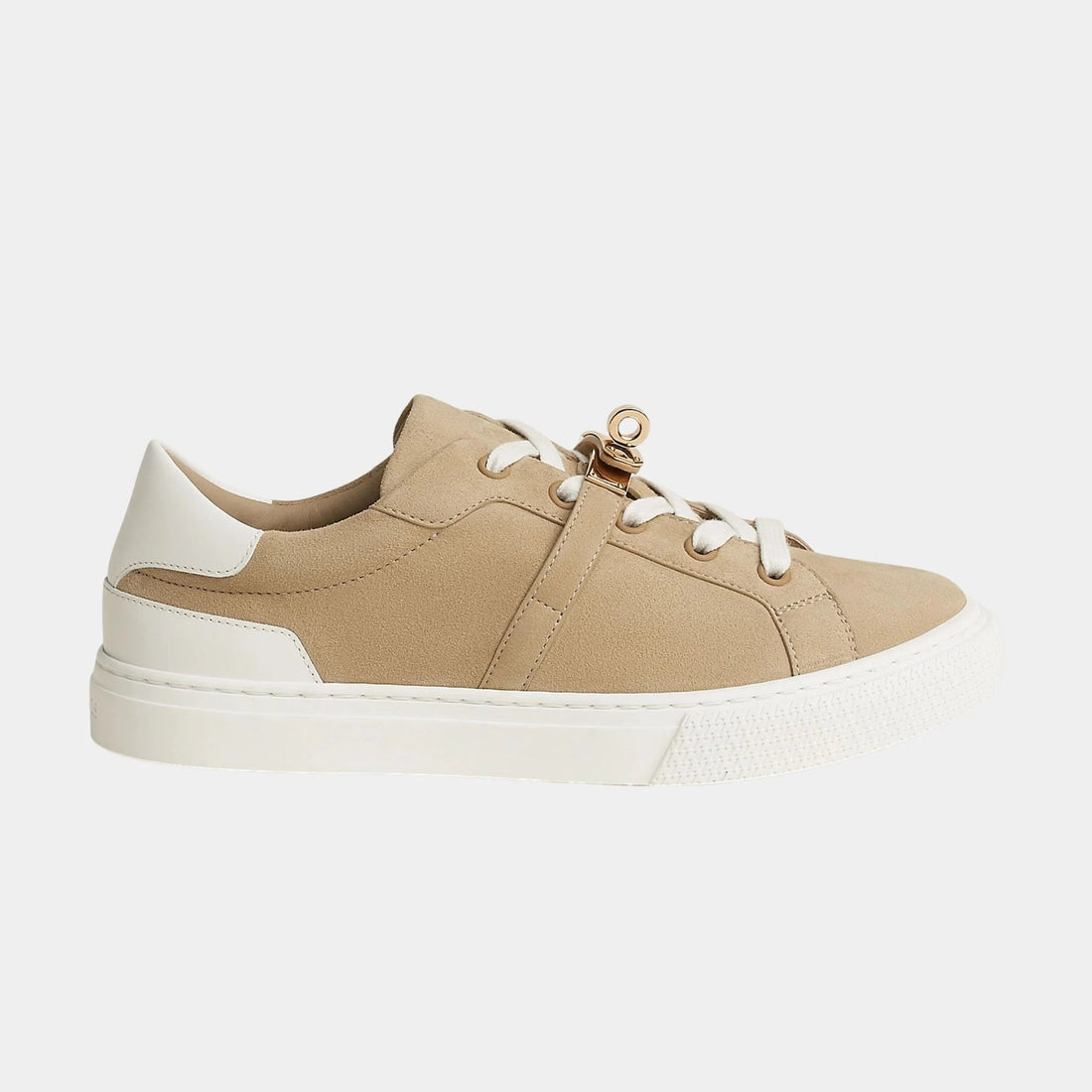 Day Sneakers in Calfskin and Suede Goatskin