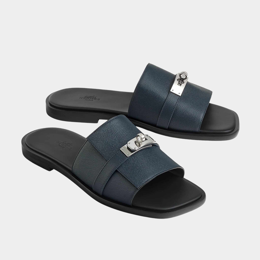 Gabriel Sandal Epsom Calfskin Palladium Plated Buckle