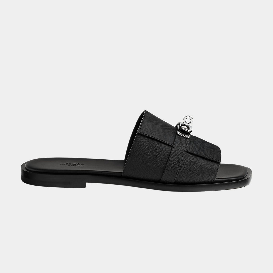 Gabriel Sandal Epsom Calfskin Palladium Plated Buckle