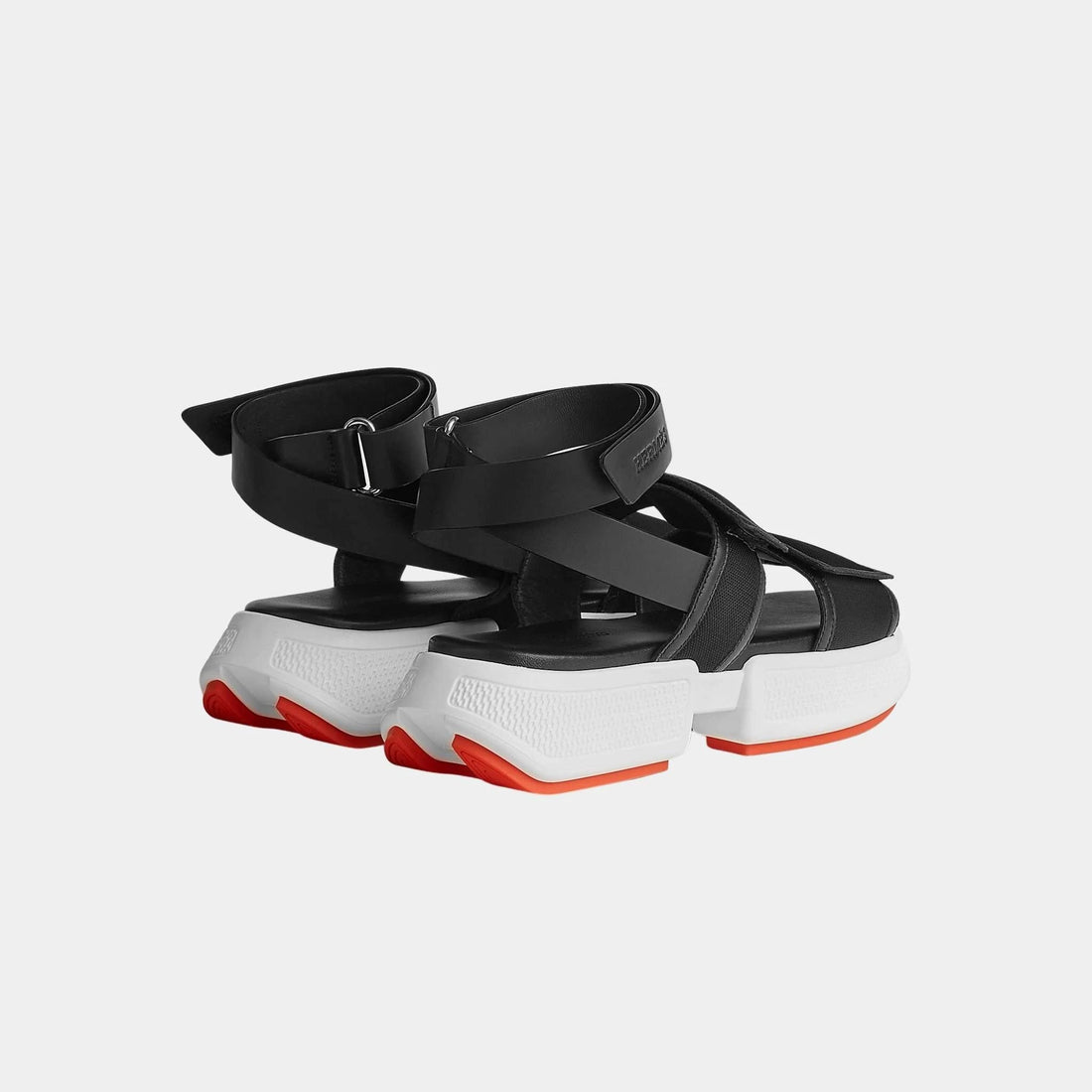 Geek Sandal Stitched Mesh And Calfskin