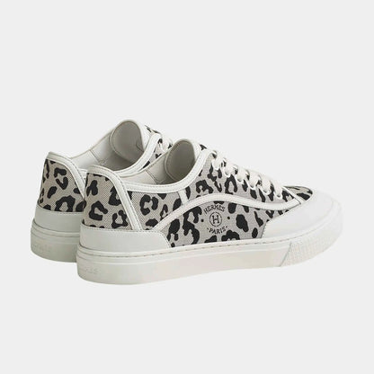 Get Sneakers in Printed H Canvas and Calfskin
