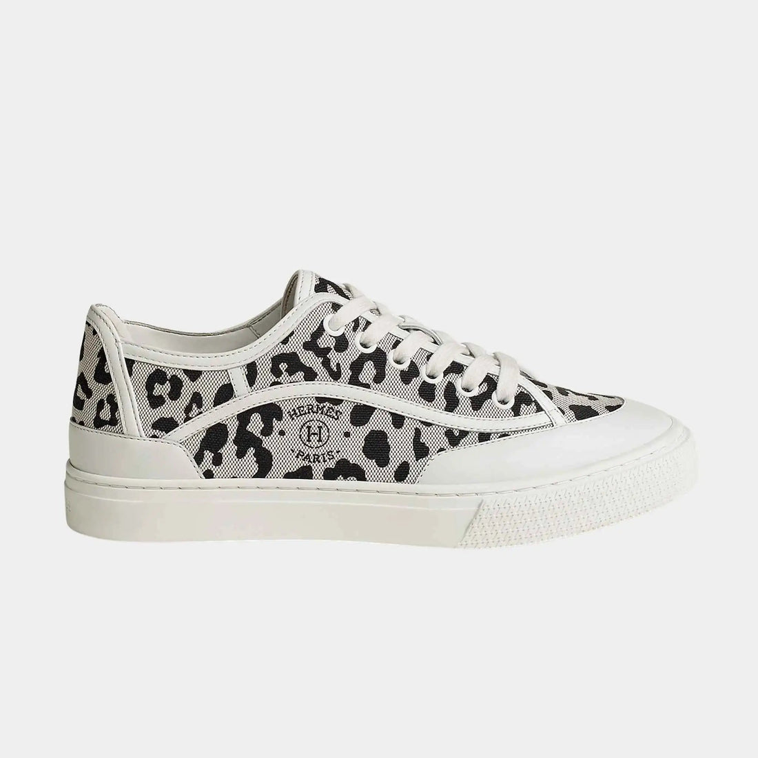 Get Sneakers in Printed H Canvas and Calfskin