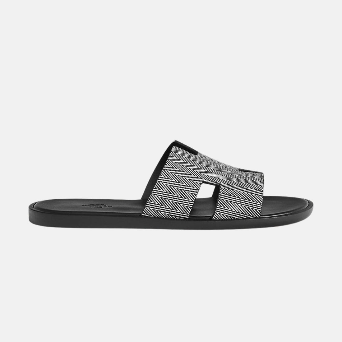 Izmir Sandal In Chevron Calfskin