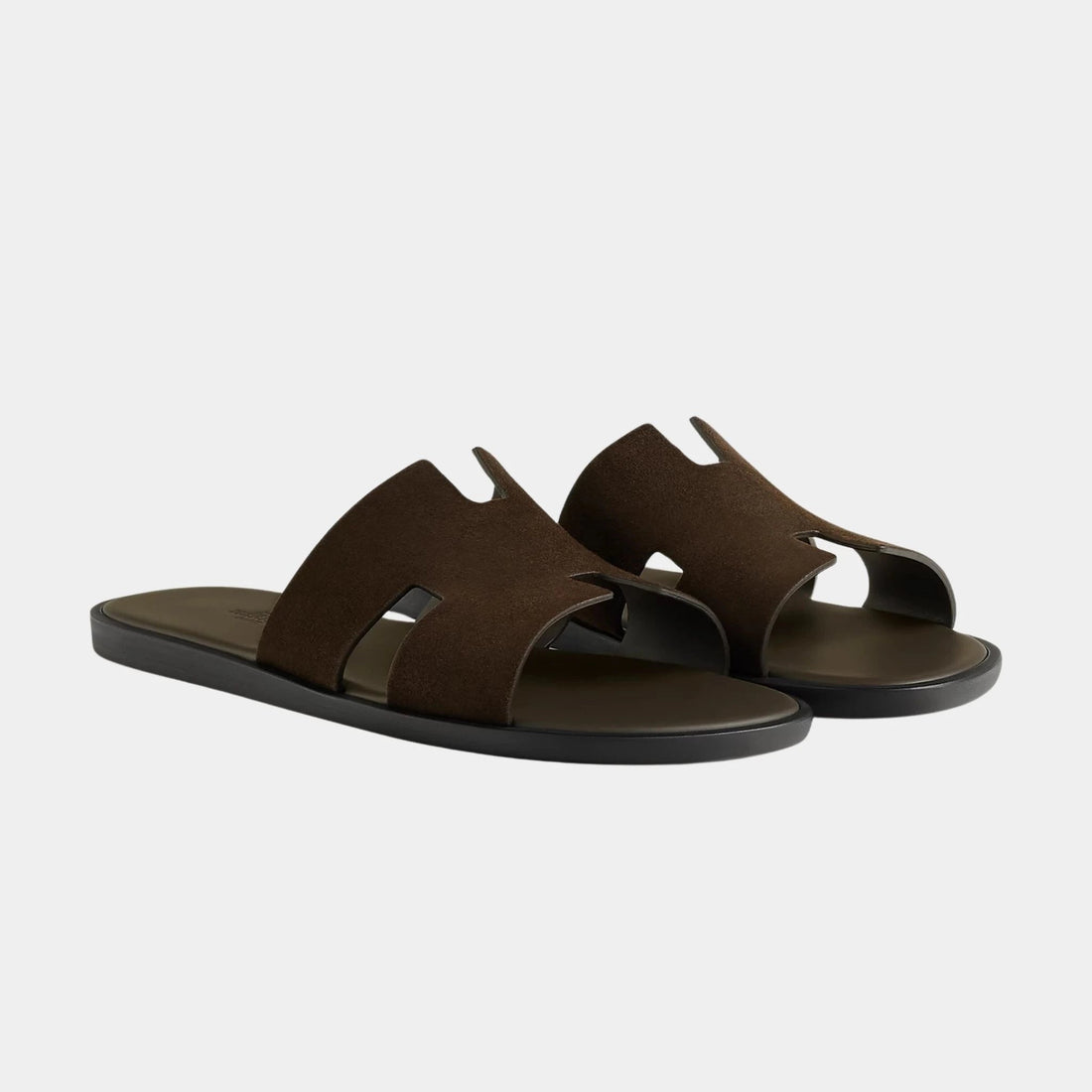 Izmir Sandal In Suede Goatskin