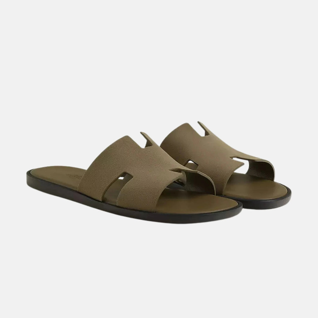 Izmir Sandal In Suede Goatskin