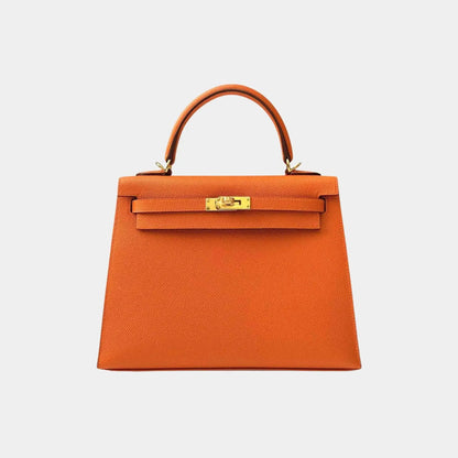 Kelly 25 Epsom Orange H GHW