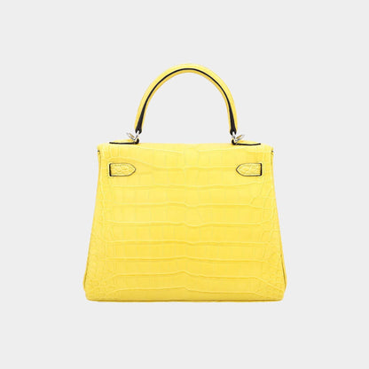 Kelly 25 Matte Alligator Mimosa PHW