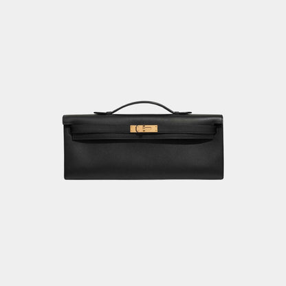 Kelly Cut Clutch Swift Black