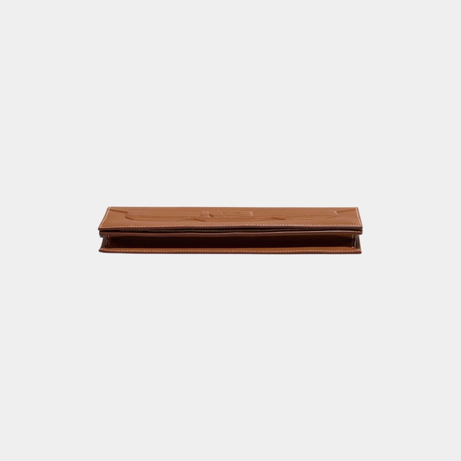 Kelly Cut Shadow Clutch Swift Gold