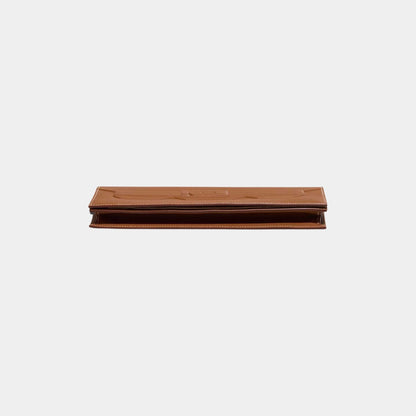 Kelly Cut Shadow Clutch Swift Gold