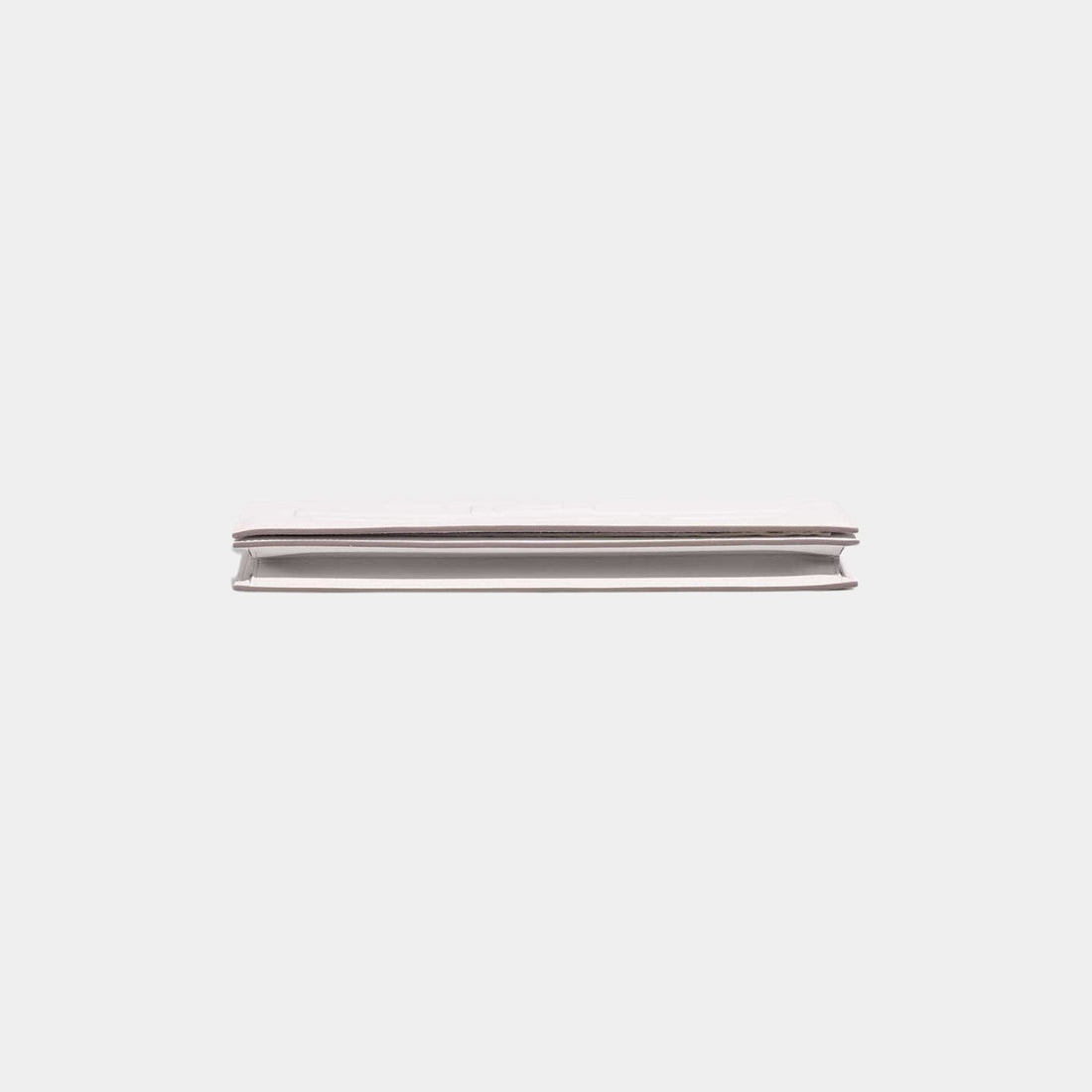 Kelly Cut Shadow Clutch Swift New White