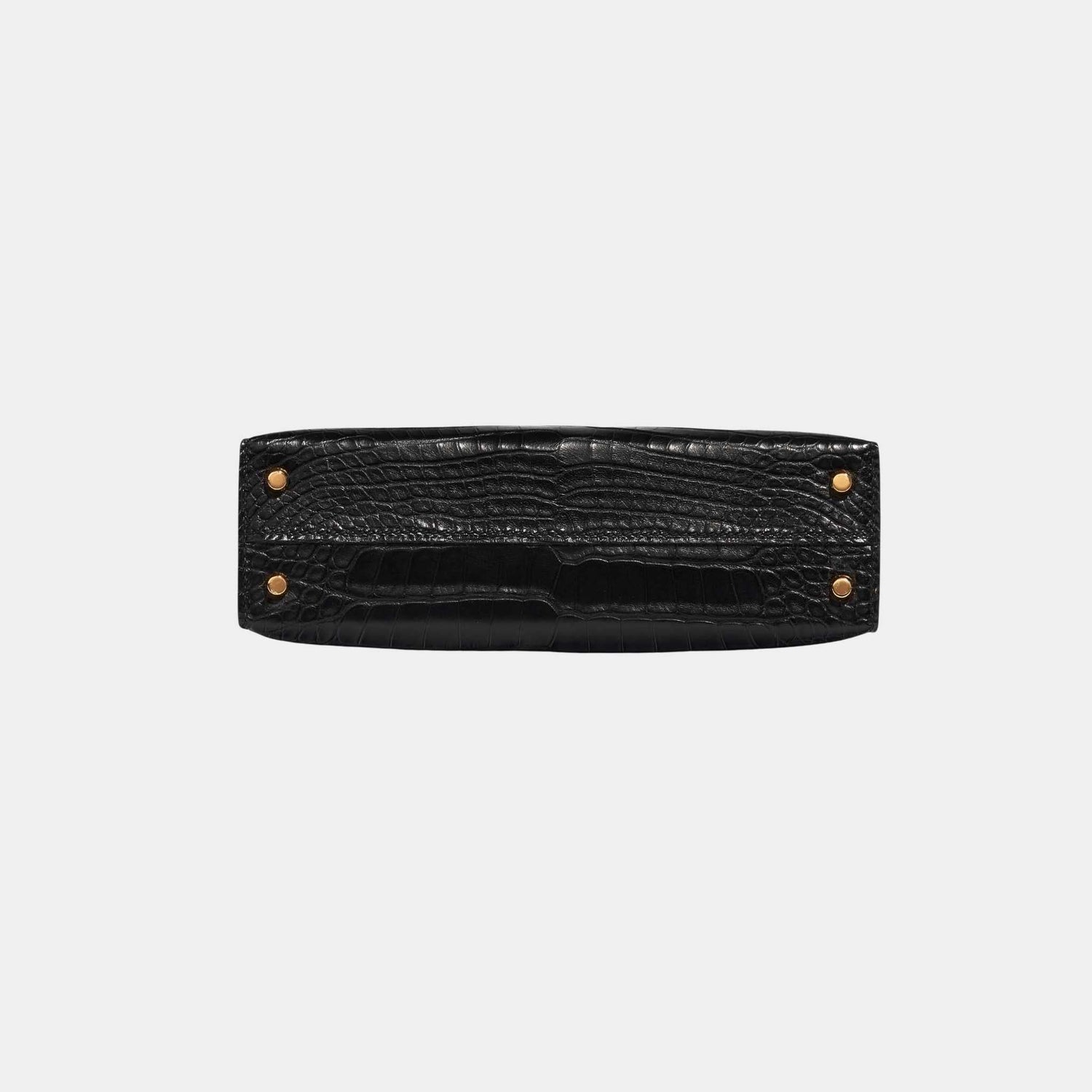 Kelly Mini 20 Matte Alligator Black GHW