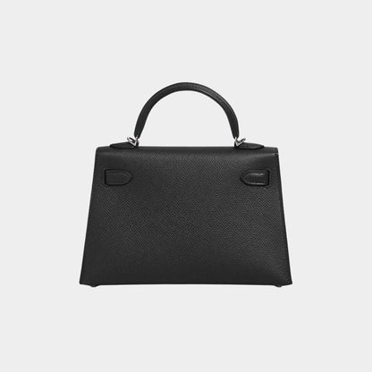 Kelly Mini Epsom Black PHW