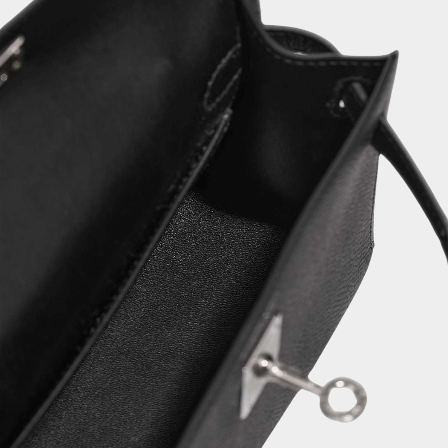 Kelly Mini Epsom Black PHW