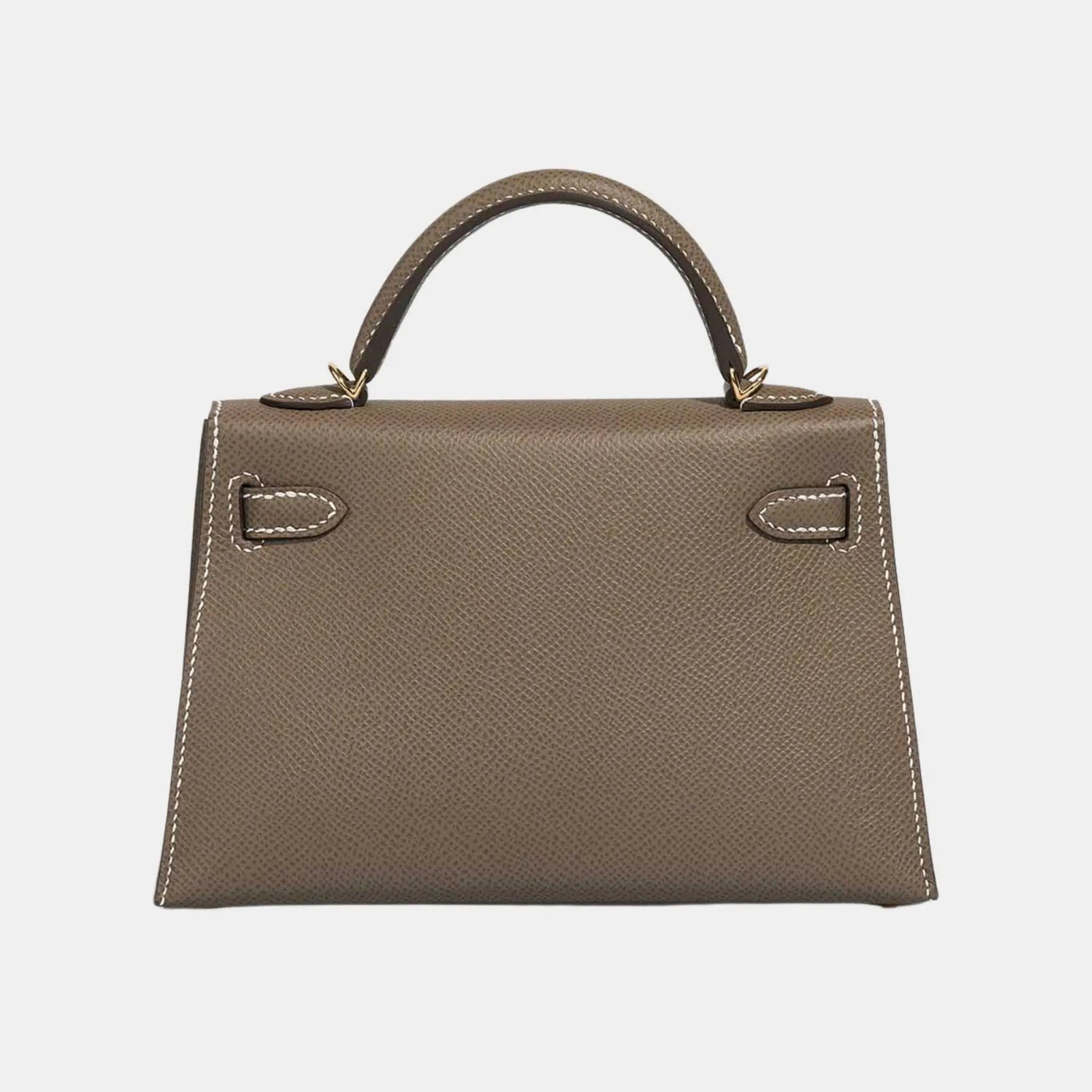 Kelly Mini Epsom Etoupe GHW