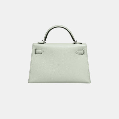 Kelly Mini Epsom Vert Fizz PHW