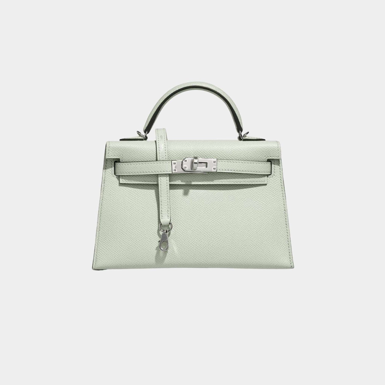 Kelly Mini Epsom Vert Fizz PHW