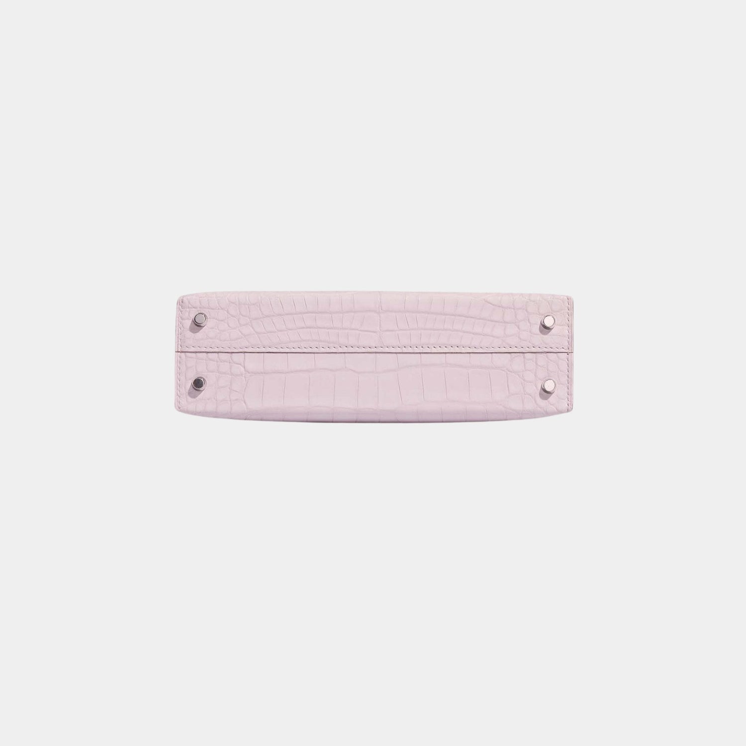 Kelly Mini Matte Alligator Borreal Mauve Pale PHW