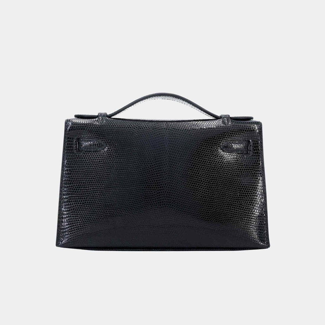 Kelly Pochette Lizard Black GHW