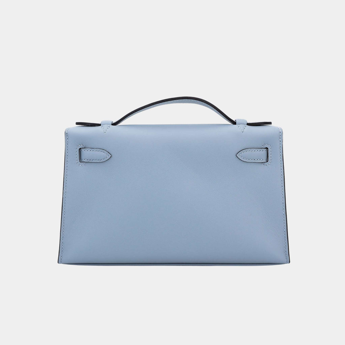 Kelly Pochette Swift Bleu Lin PHW