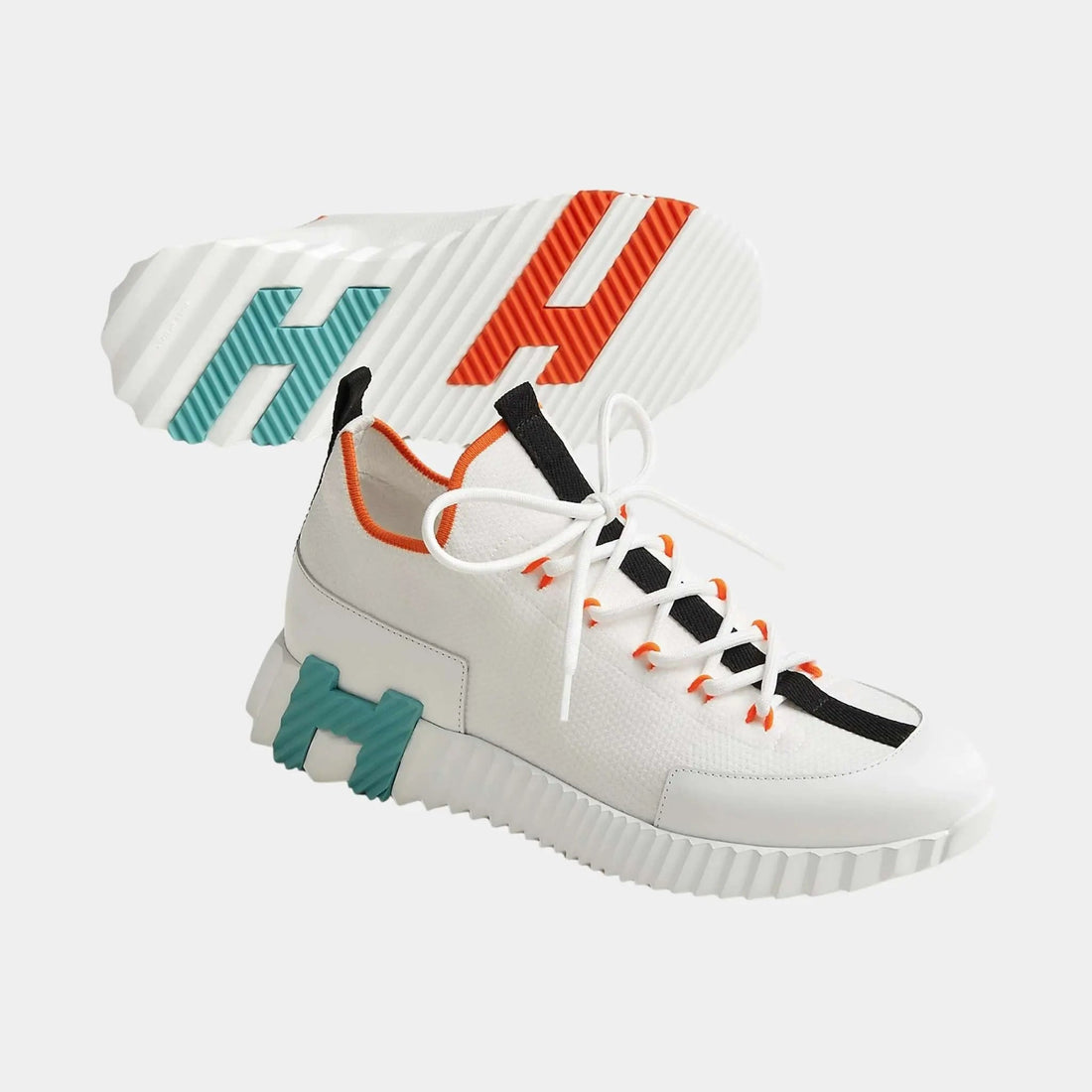 Lift Slip-on Sneakers in Mesh and Calfskin