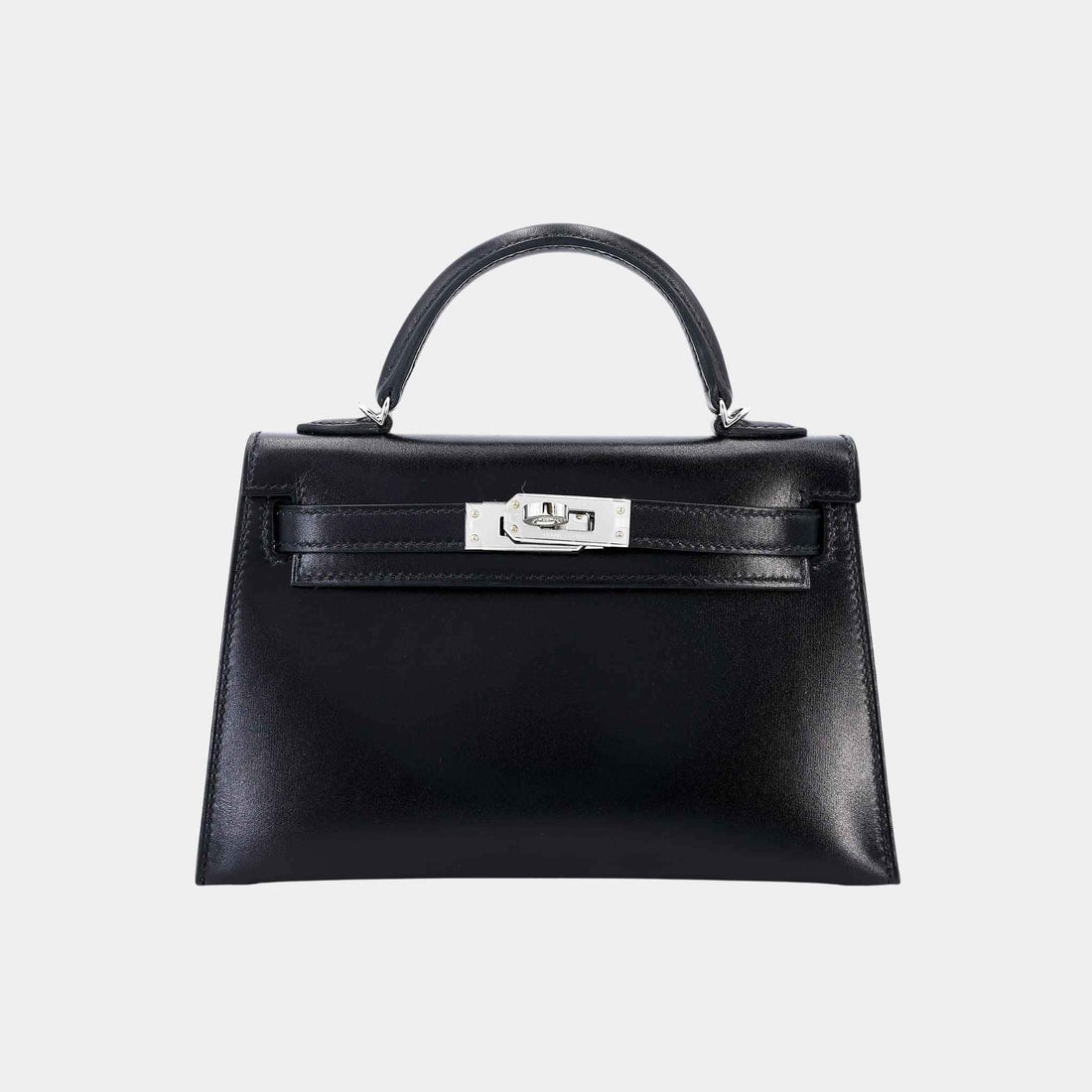 Mini Kelly II Box-Calf Black PHW