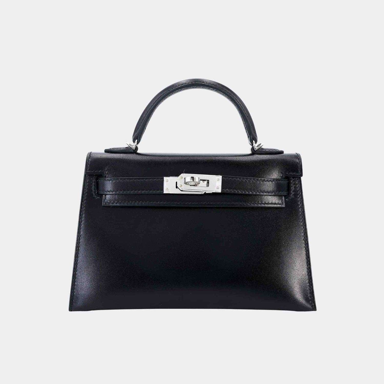 Mini Kelly II Box-Calf Black PHW