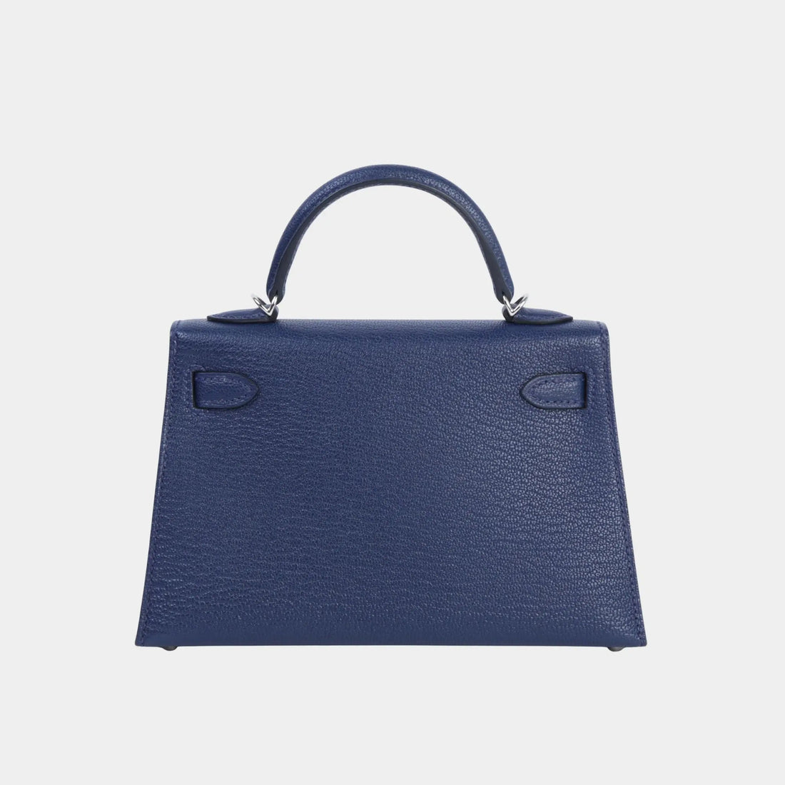 Mini Kelly II Chevre Deep Blue/Bleu France PHW