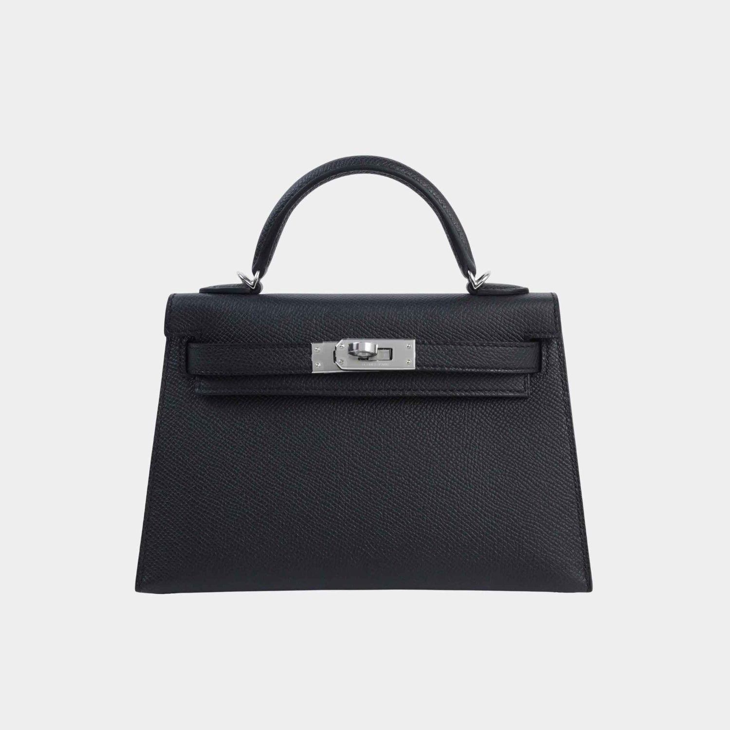 Mini Kelly II Epsom Black PHW