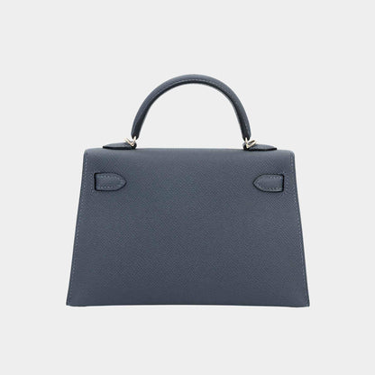 Mini Kelly II Epsom Gris Misty PBHW