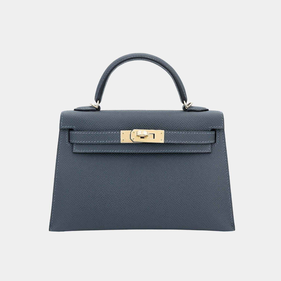 Mini Kelly II Epsom Gris Misty PBHW
