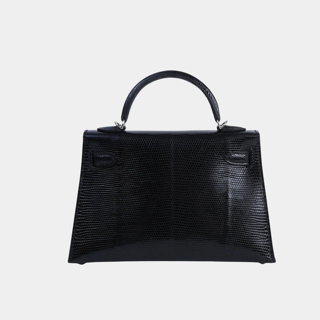 Mini Kelly II Lizard Black PHW