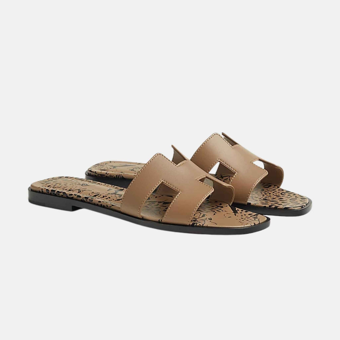 Oran Sandals Calfskin Beige Argile