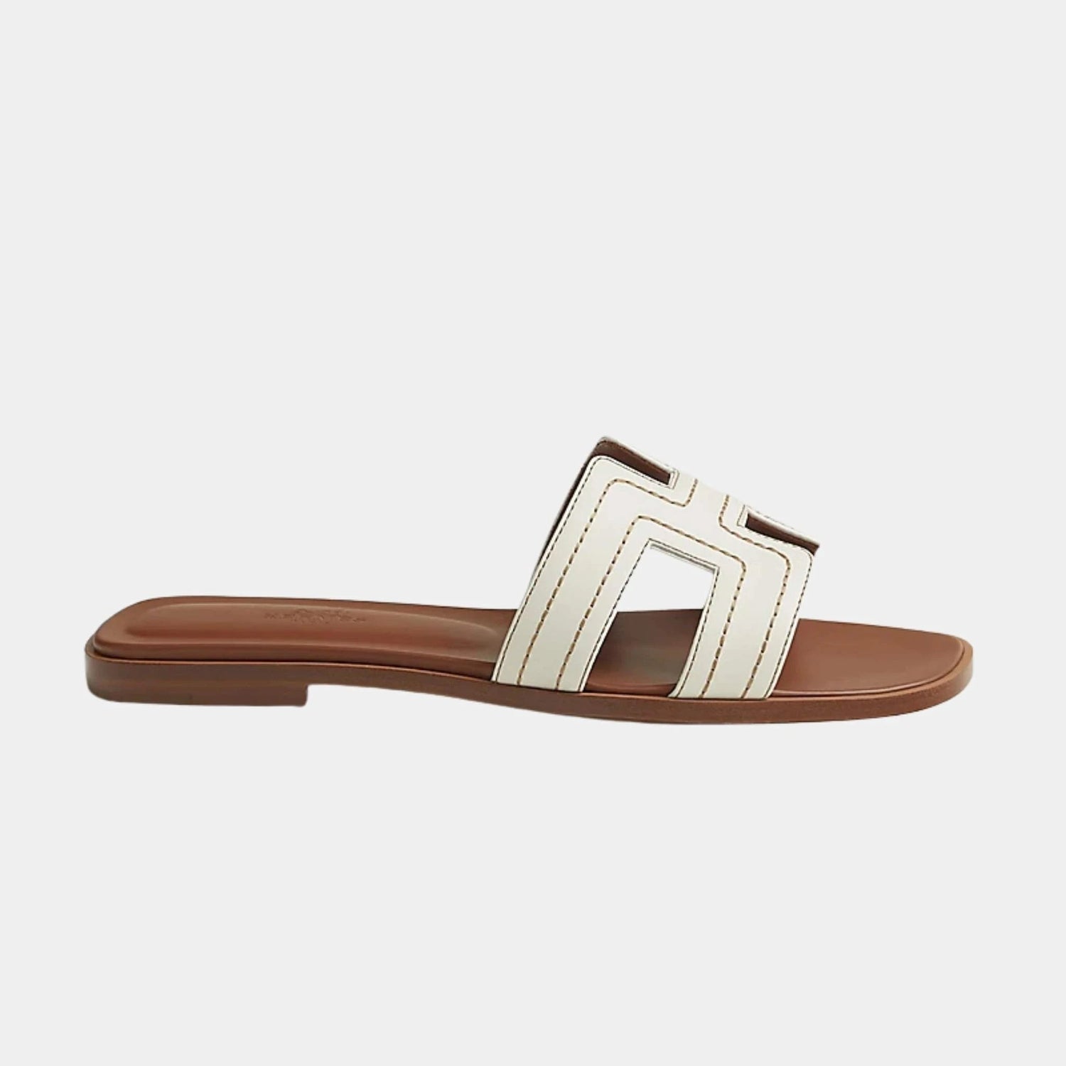 Oran Sandal Embroidered Calfskin