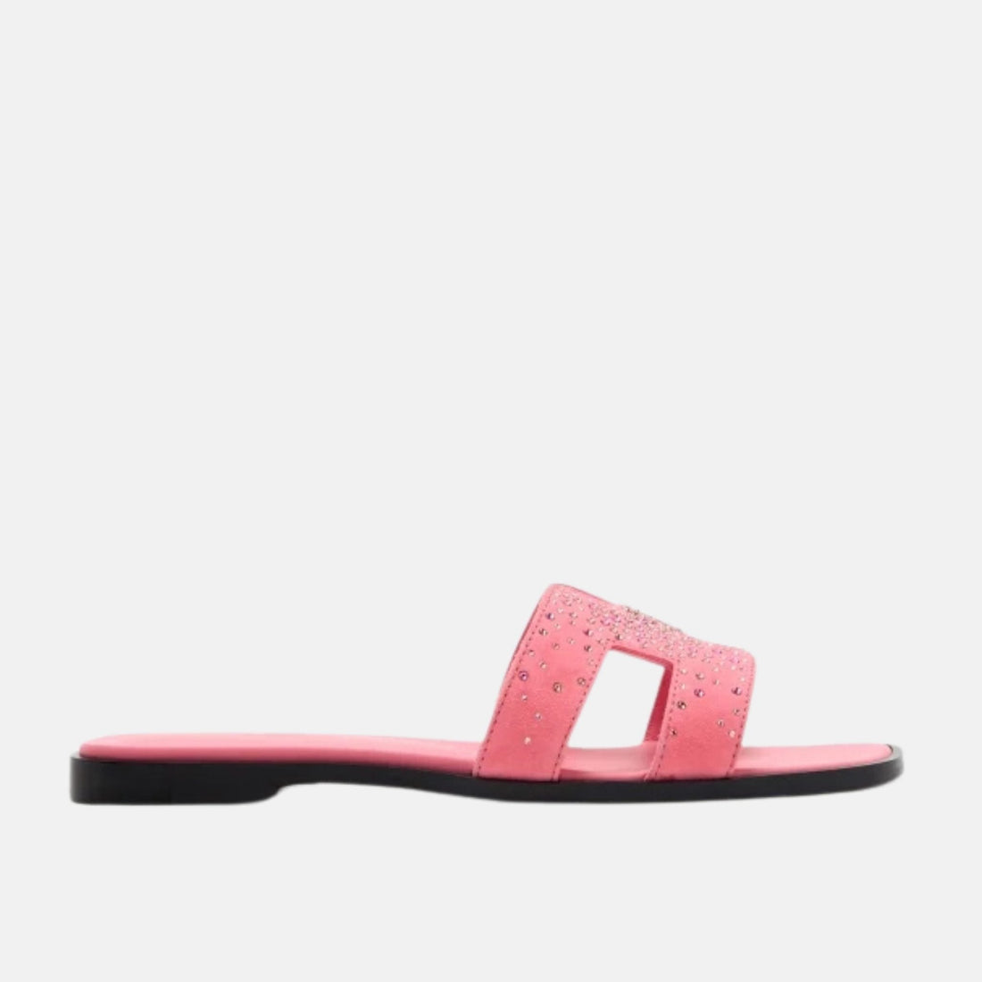Oran Sandals With Dazzling Rhinestones