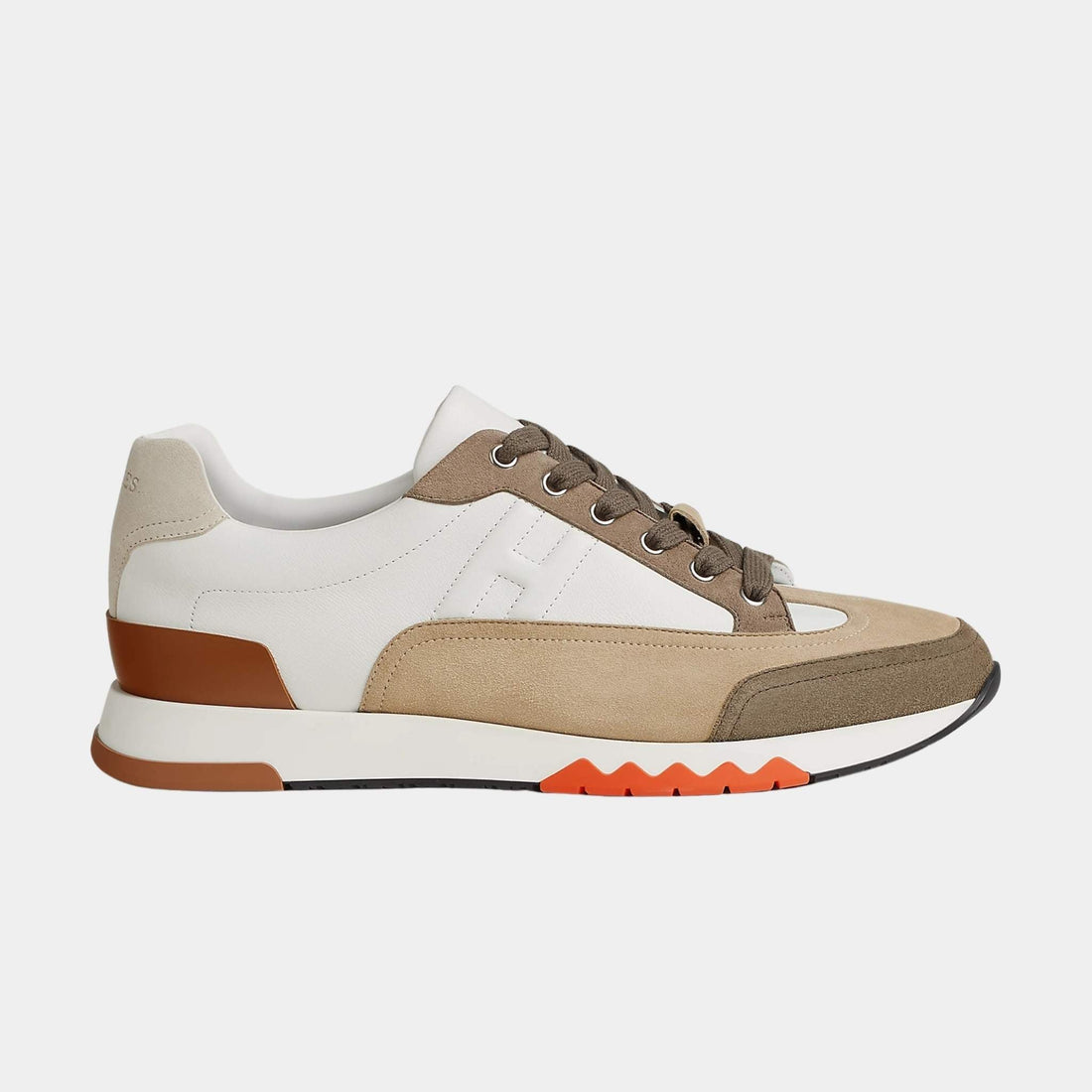 Trail Sneaker Multicolore Suede and Calfskin